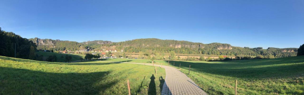 Moderne Pension Vonbartsch Mit Ladestation In Der Saechsischen Schweiz Struppen Dış mekan fotoğraf